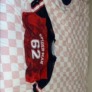Marvel Spider-Man Kids Jersey - Red and Black